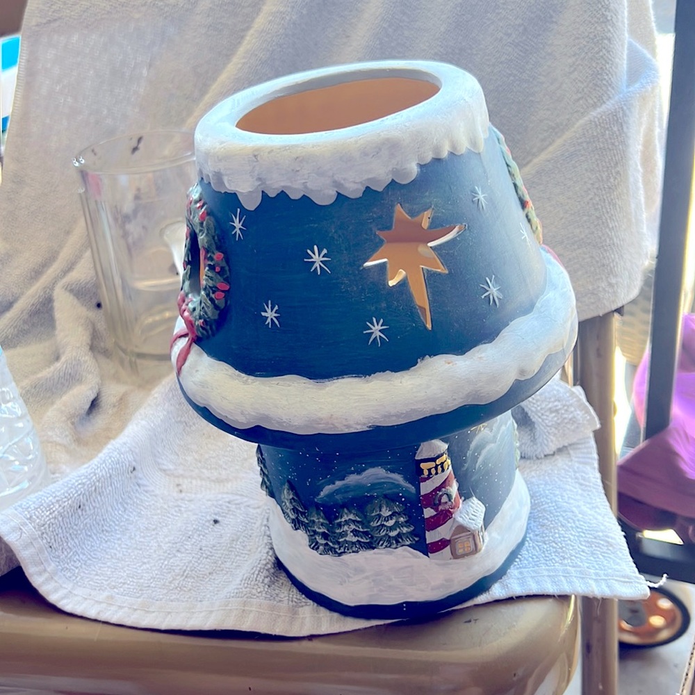 2?piece candle topper